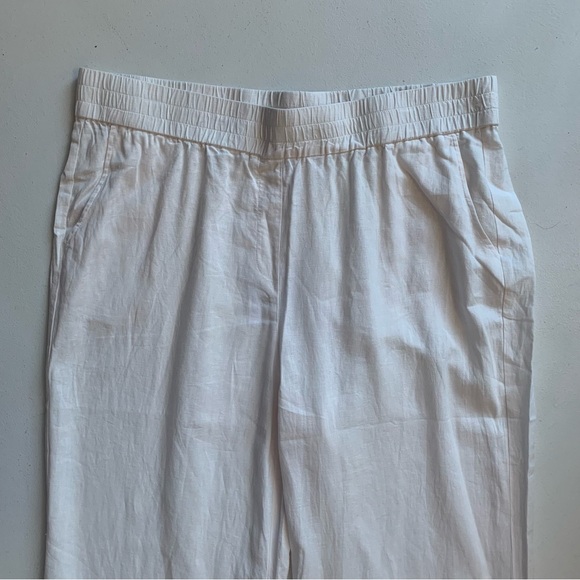 Andie Size XL Linen Blend Wide Leg Beach Pants - Coverup NWT - Picture 4 of 15